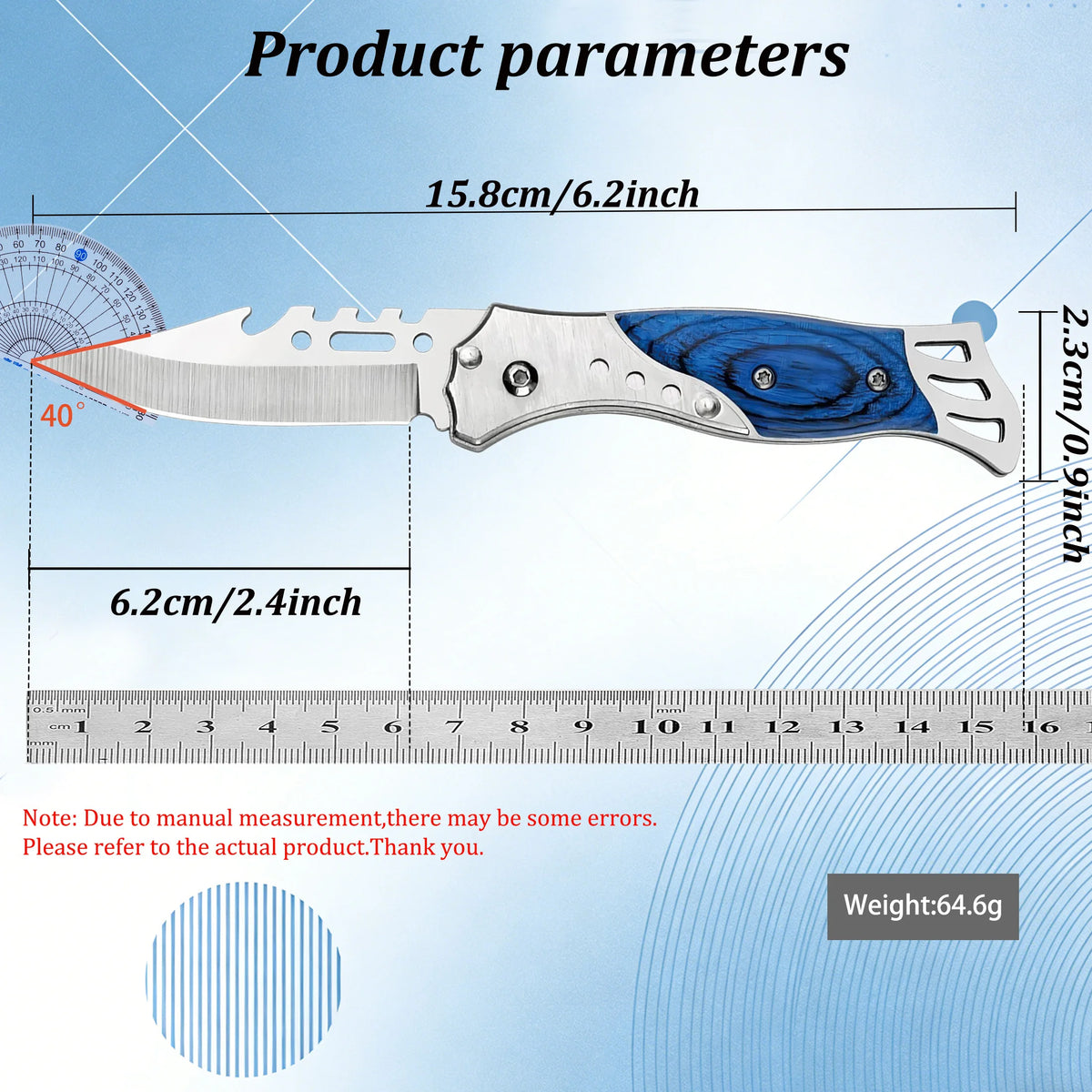 Folding Utility Knife – Multifunction Pocket Cutter 1–5 PCS Folding Utility Knife Axl