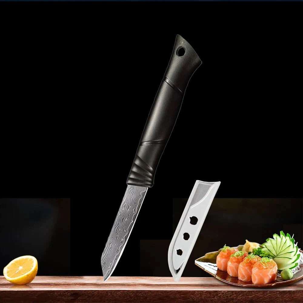 VG10 Damascus Paring Knife Set – Sharp Fruit & Peeling Knife Damascus Paring Knife Axl 1pcs