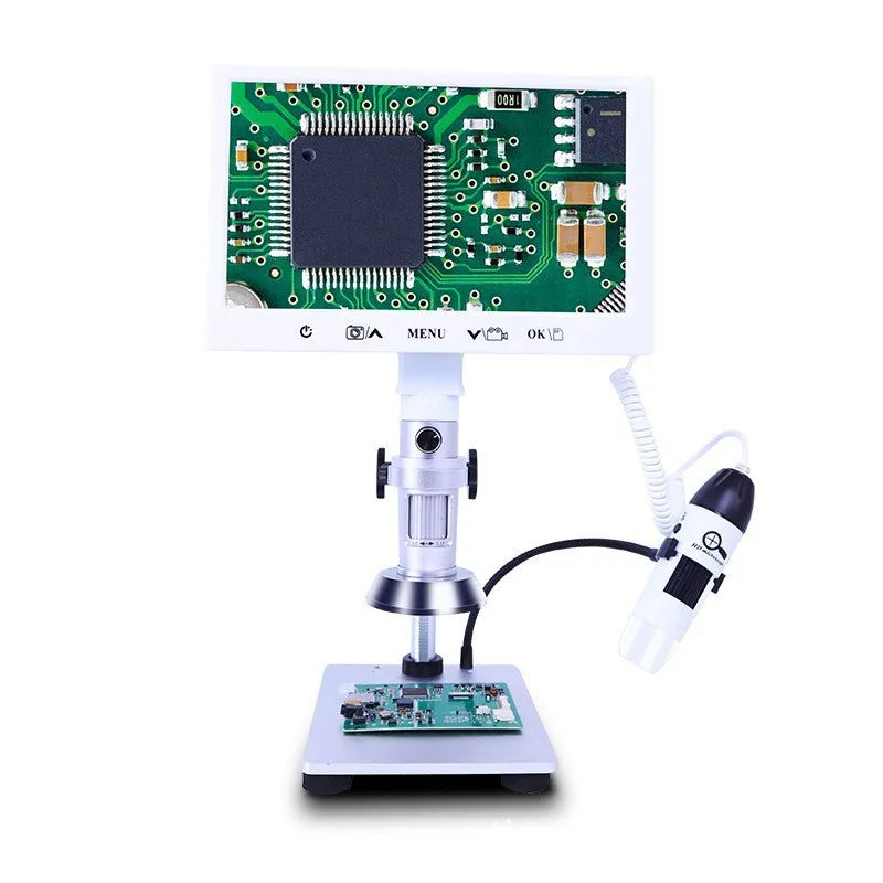 Dual Lens HD Digital Video Microscope – 500X Industrial Digital Video Microscope Axl