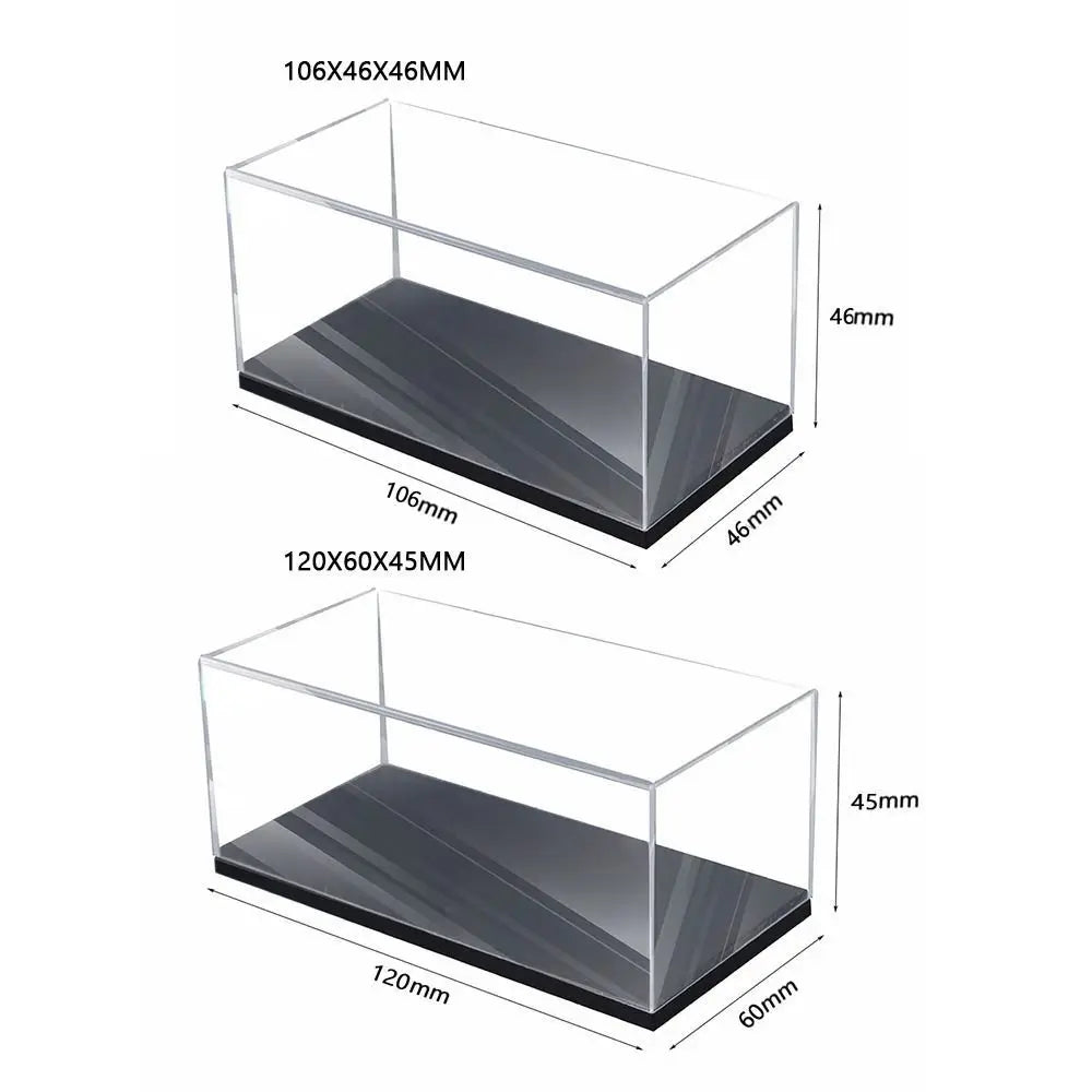 1/64 Diecast Model Car Display Box – Clear Acrylic Dust Cover Model Car Display Case Axl