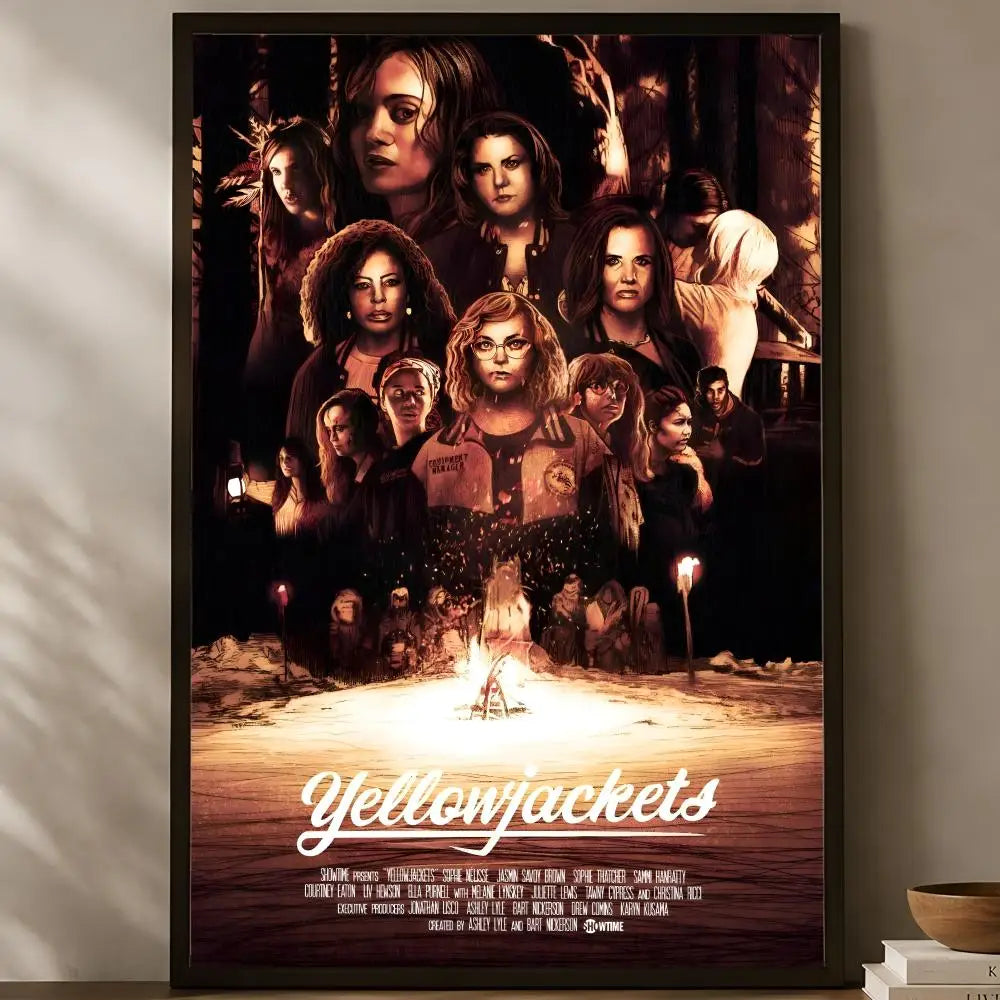 Yellowjackets Show Poster – Self-Stick HD Waterproof Wall Art Wall Art Poster Axl White12 30X40cmNoframe