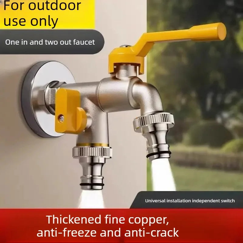 Brass Ball Valve Adapter 1/2" – Garden Hose & IBC Tank Fitting Garden Hose Fitting Axl