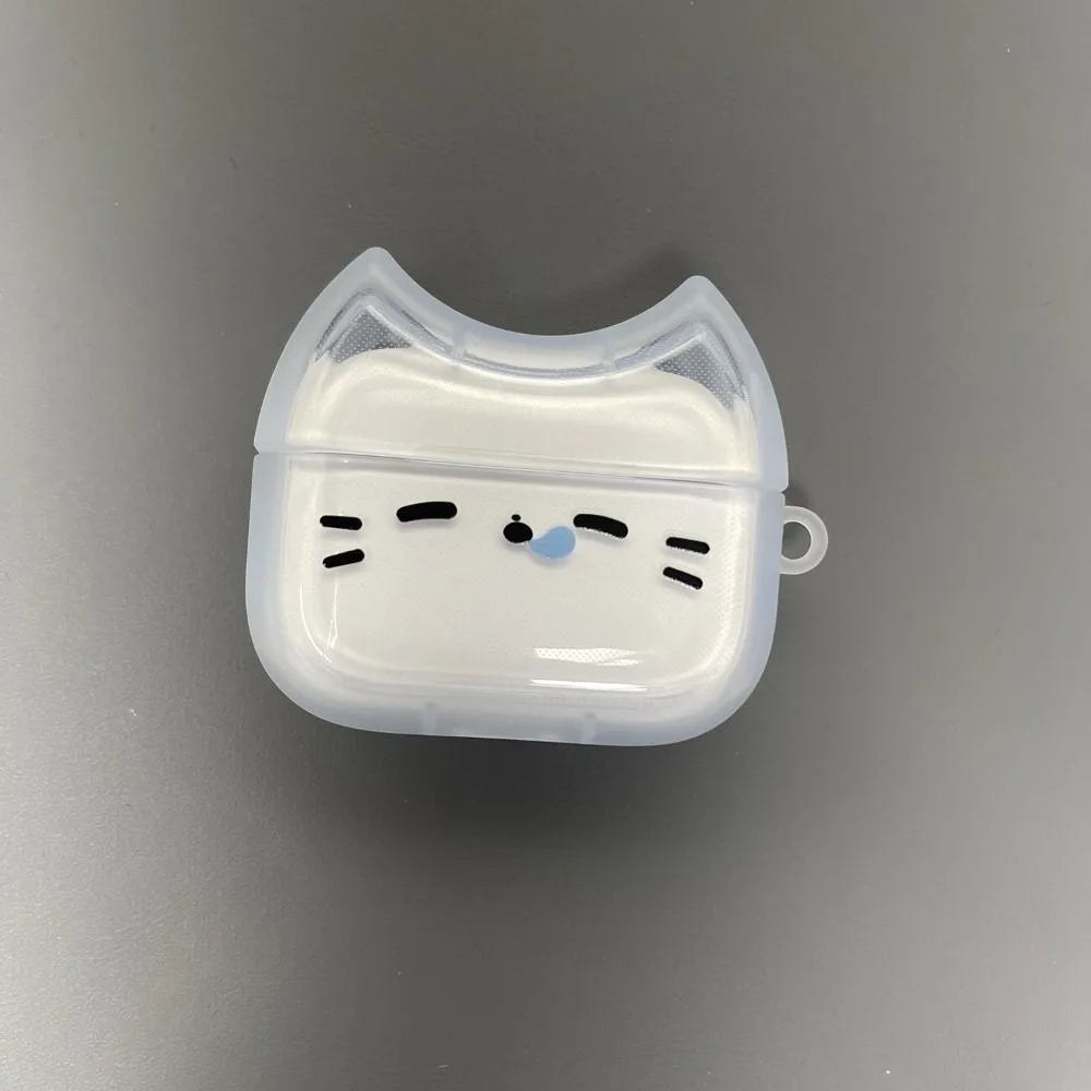 Sleepy Cat AirPods Case – Shockproof TPU Cover | All Models AirPods Case Axl