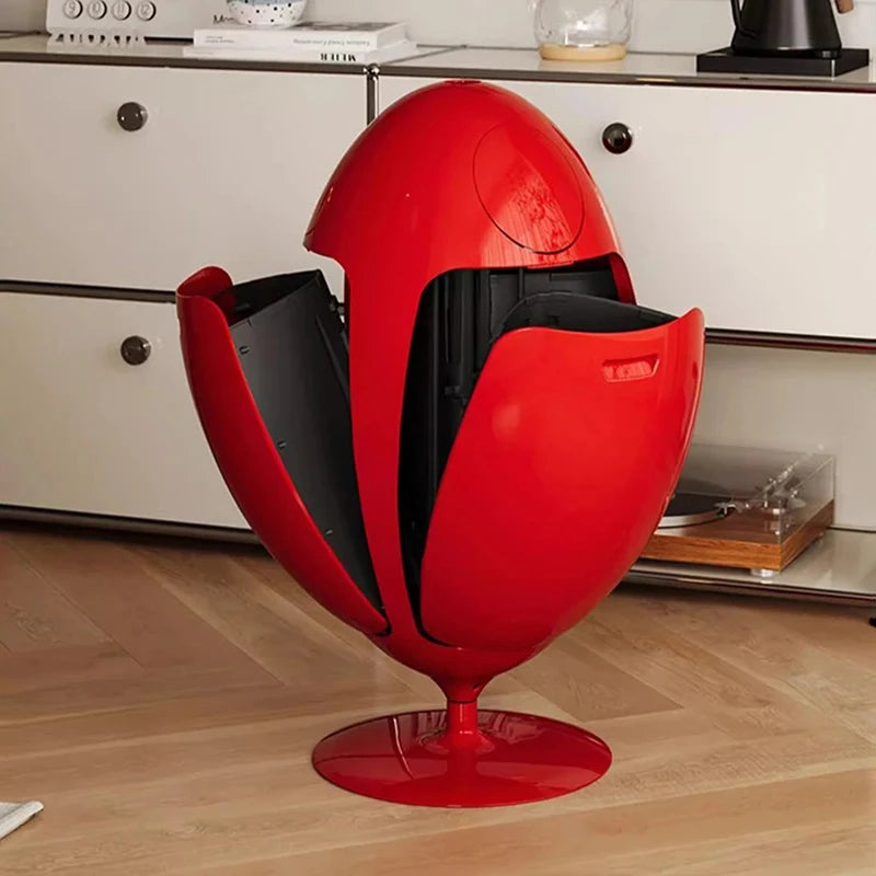 Dinosaur Egg Design Trash Can – Large Capacity Waste Bin Novelty Waste Bin Axl