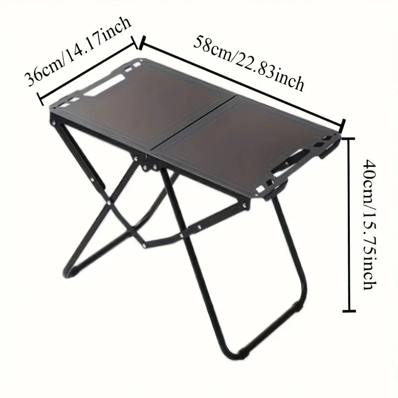 Lightweight Folding Camping Table – Tripod Base & Carry Handle Folding Camping Table Axl