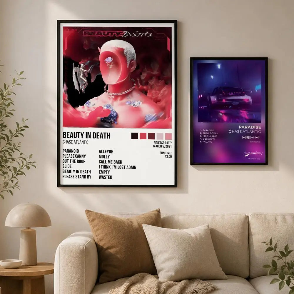 Chase Atlantic PVC Wall Poster – Peel & Stick HD Art Decor Wall Art Poster Axl