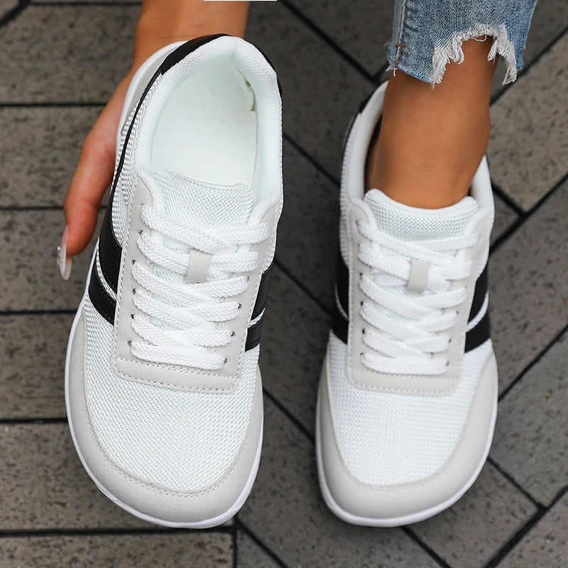 ZULIWAGN Wide Toe Barefoot Sneakers – Breathable Walking Shoes Barefoot Walking Sneakers Axl