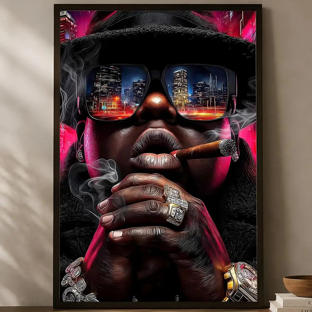 Notorious B.I.G. Self-Stick HD Wall Art Poster | Waterproof Wall Art Poster Axl