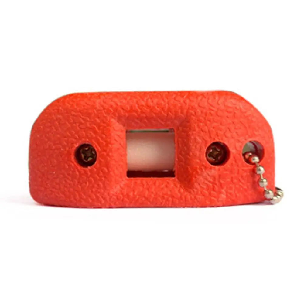 Portable Ice Skate Blade Sharpener – Double-Sided + Bag Skate Blade Sharpener Axl Red