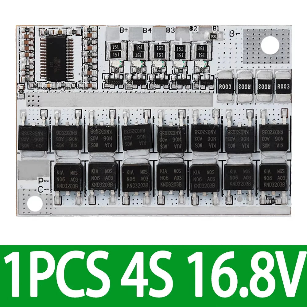 3S 4S 5S BMS 100A Lithium Battery Protection Circuit Board BMS Protection Board Axl 1PC 4S 16.8v 100A