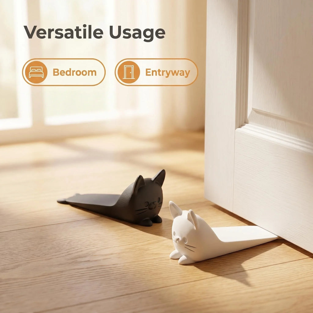 Cute Kawaii Door Stopper – Non-Slip Heavy Duty Floor Wedge Door Stopper Wedge Axl