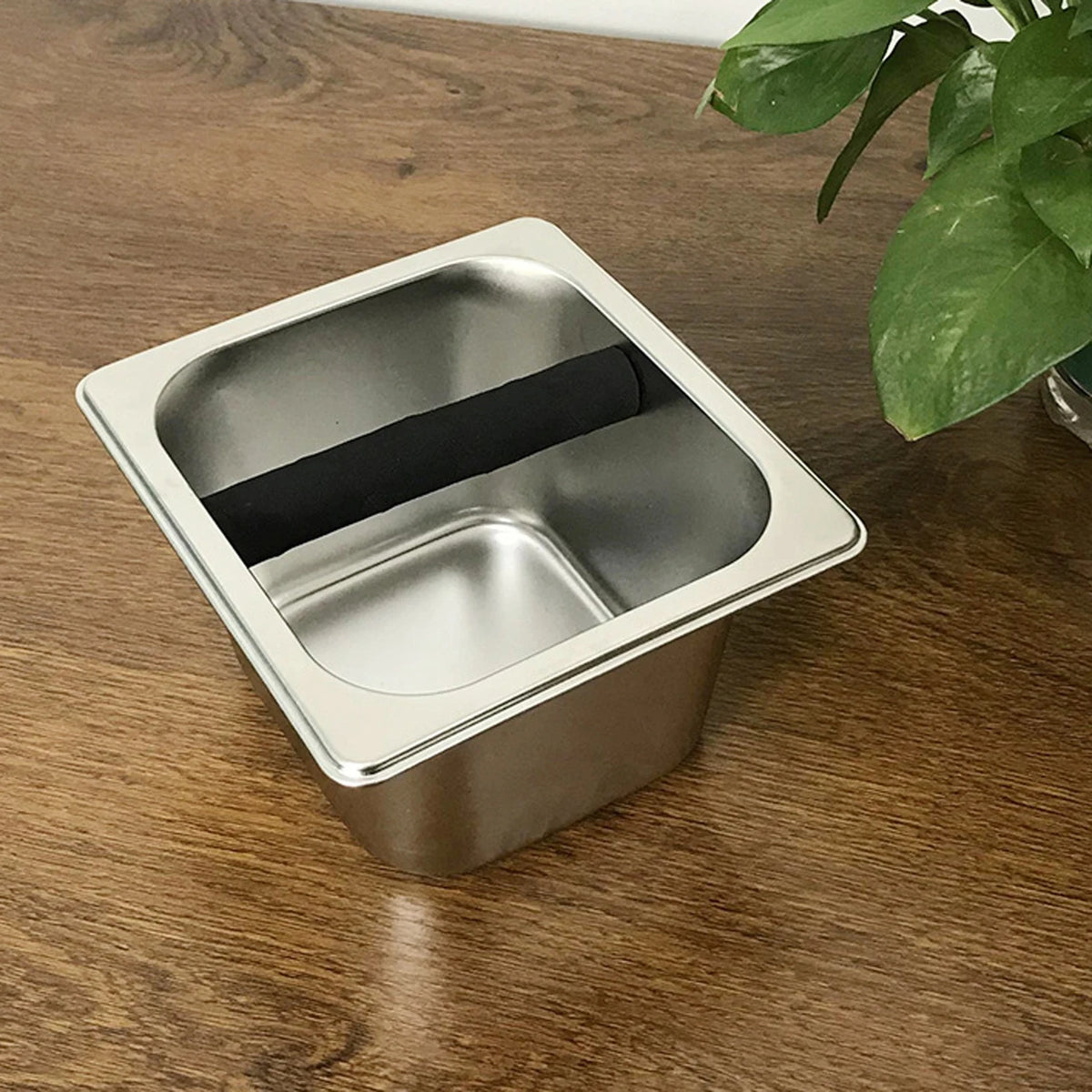 Stainless Steel Coffee Knock Box – Espresso Grounds Waste Bin Coffee Knock Box Axl