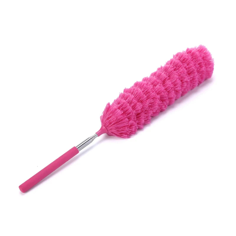 Retractable Microfiber Duster – Extendable Long Handle Brush Retractable Duster Axl Rose red