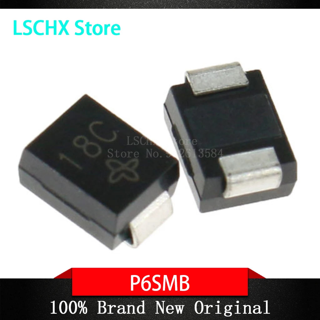 50PCS SMB TVS Diodes P6SMB16A P6SMB18A P6SMB20A Series Pack TVS Diode Pack Axl P6SMB18A