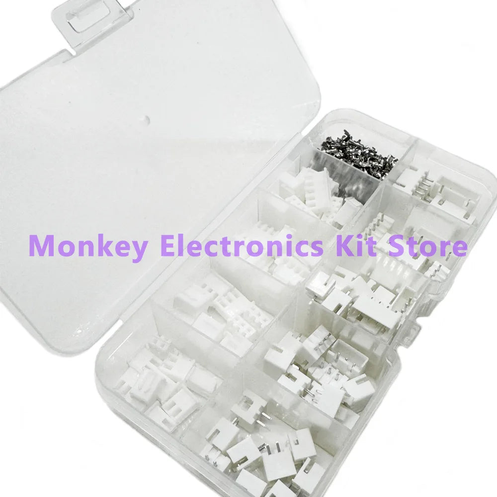 230Pcs JST PH 2.0mm XH 2.54mm Crimp Connector Terminal Kit Connector Terminal Kit Axl