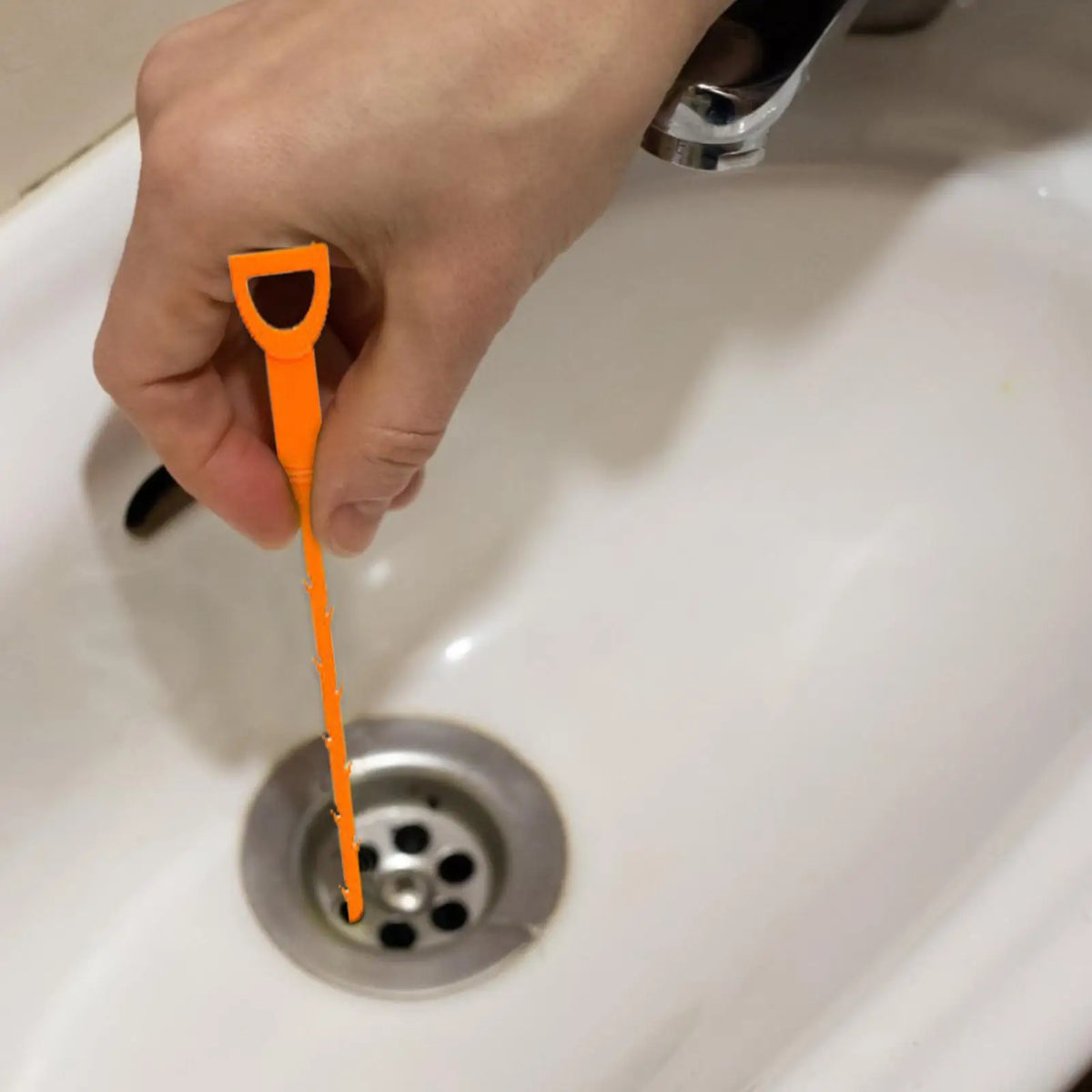 Flexible Hair Drain Clog Remover Hook – Sink & Toilet Tool Drain Cleaning Tool Axl
