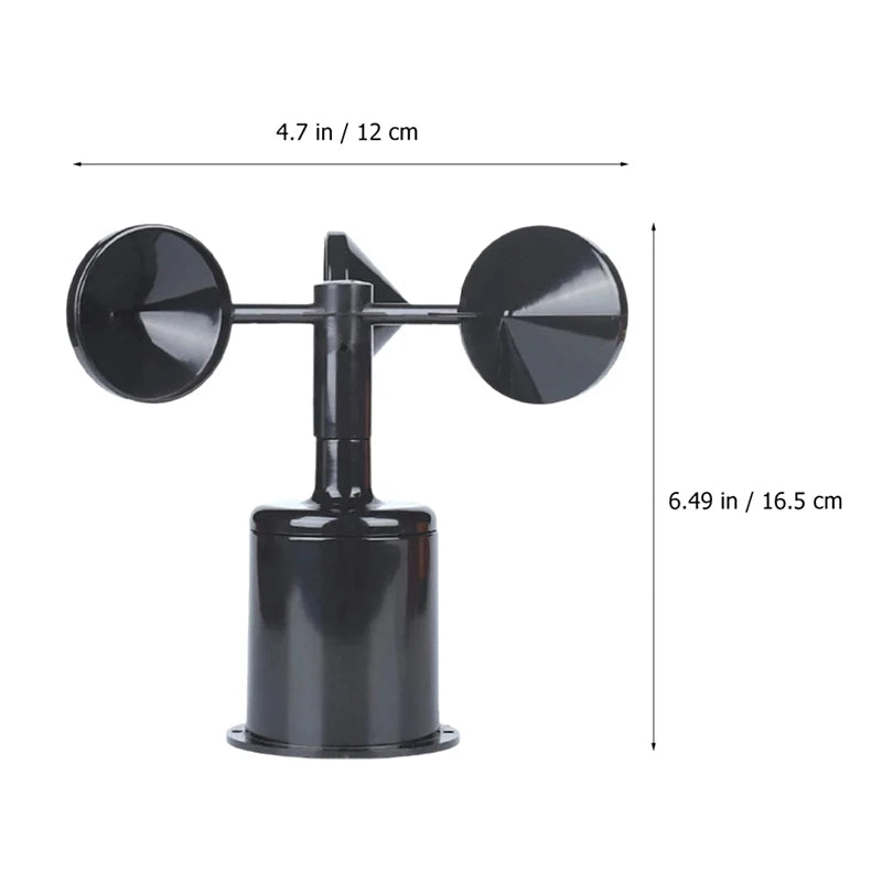 ABS Plastic Anemometer Shell – Wind Sensor Replacement Cup Anemometer Replacement Shell Axl 1PC