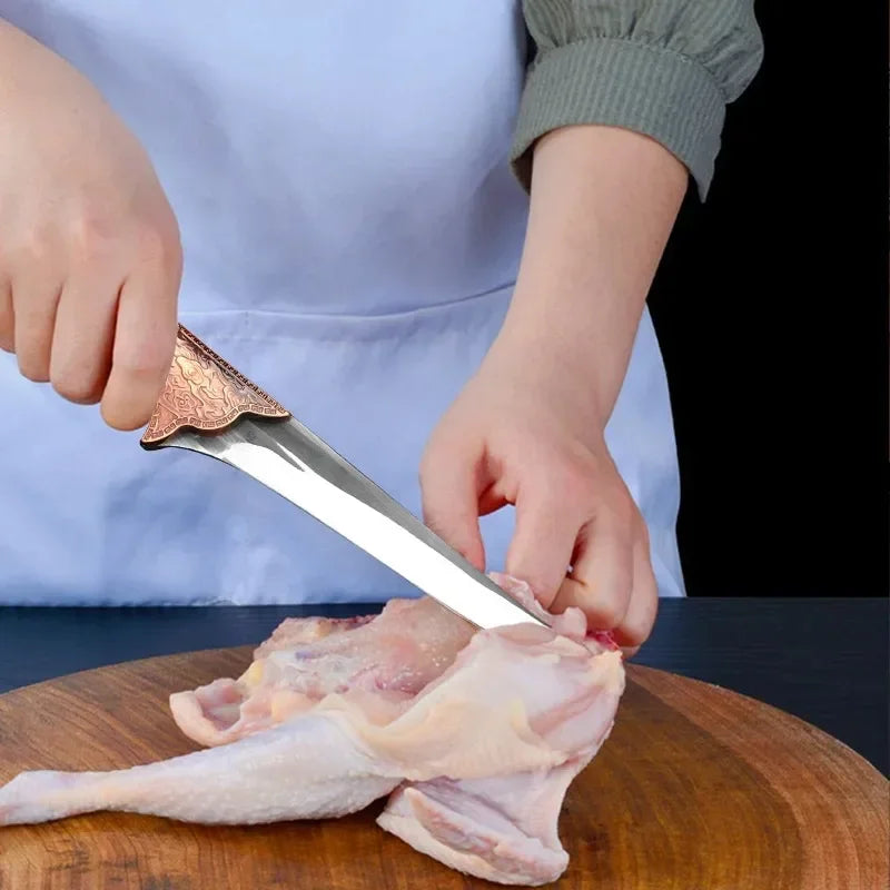 Stainless Steel Boning Knife – BBQ & Kitchen Meat Knife Boning Knife Axl