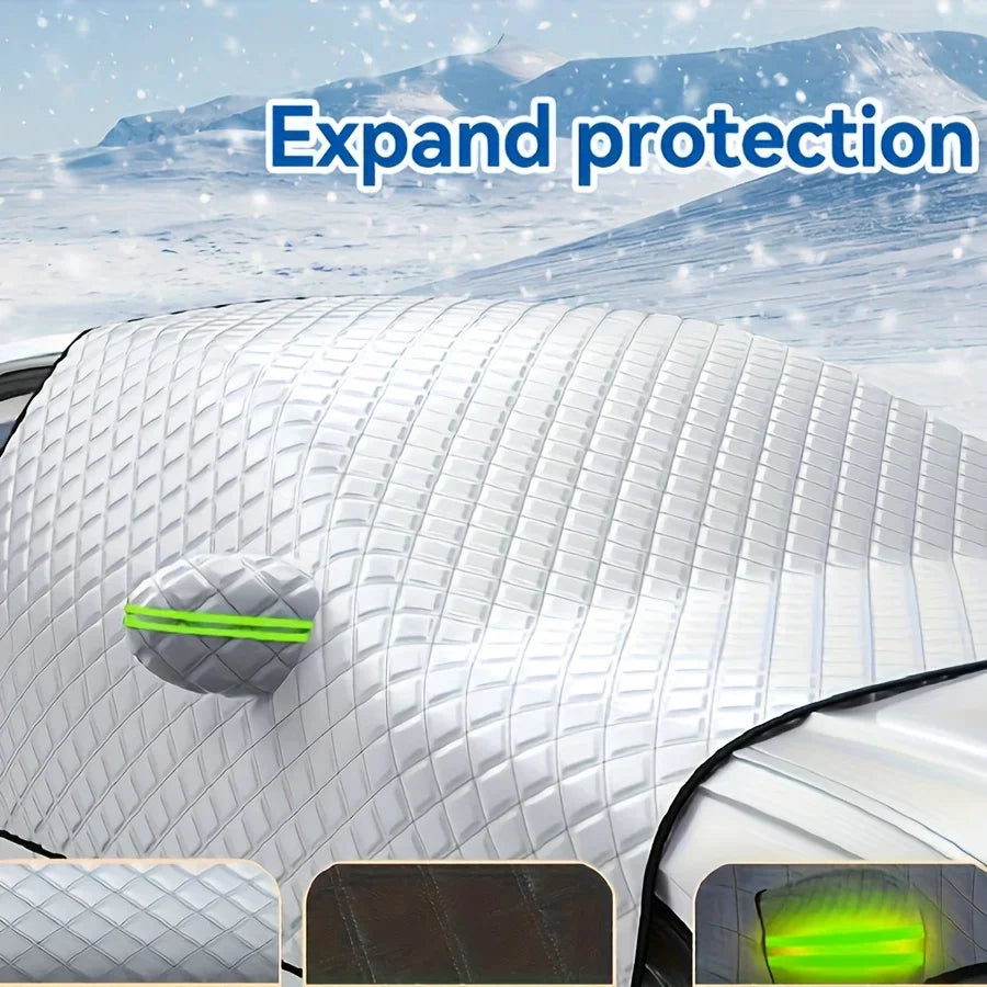 Car Windshield Cover, Wiper & Mirror Protector Sunshade Set Windshield Protector Set Axl