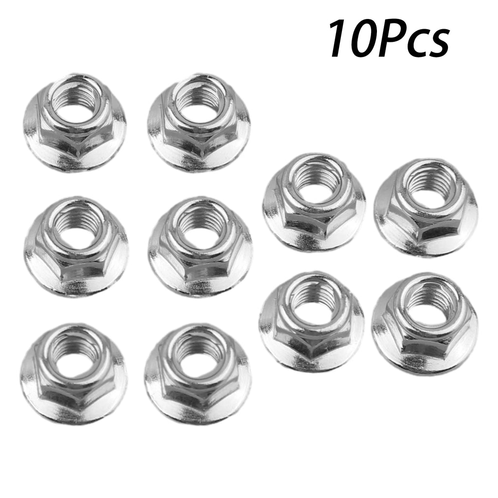 Lawn Mower Stainless Steel Nut Kit – 10 Pack Fixing Parts Lawn Mower Parts Axl