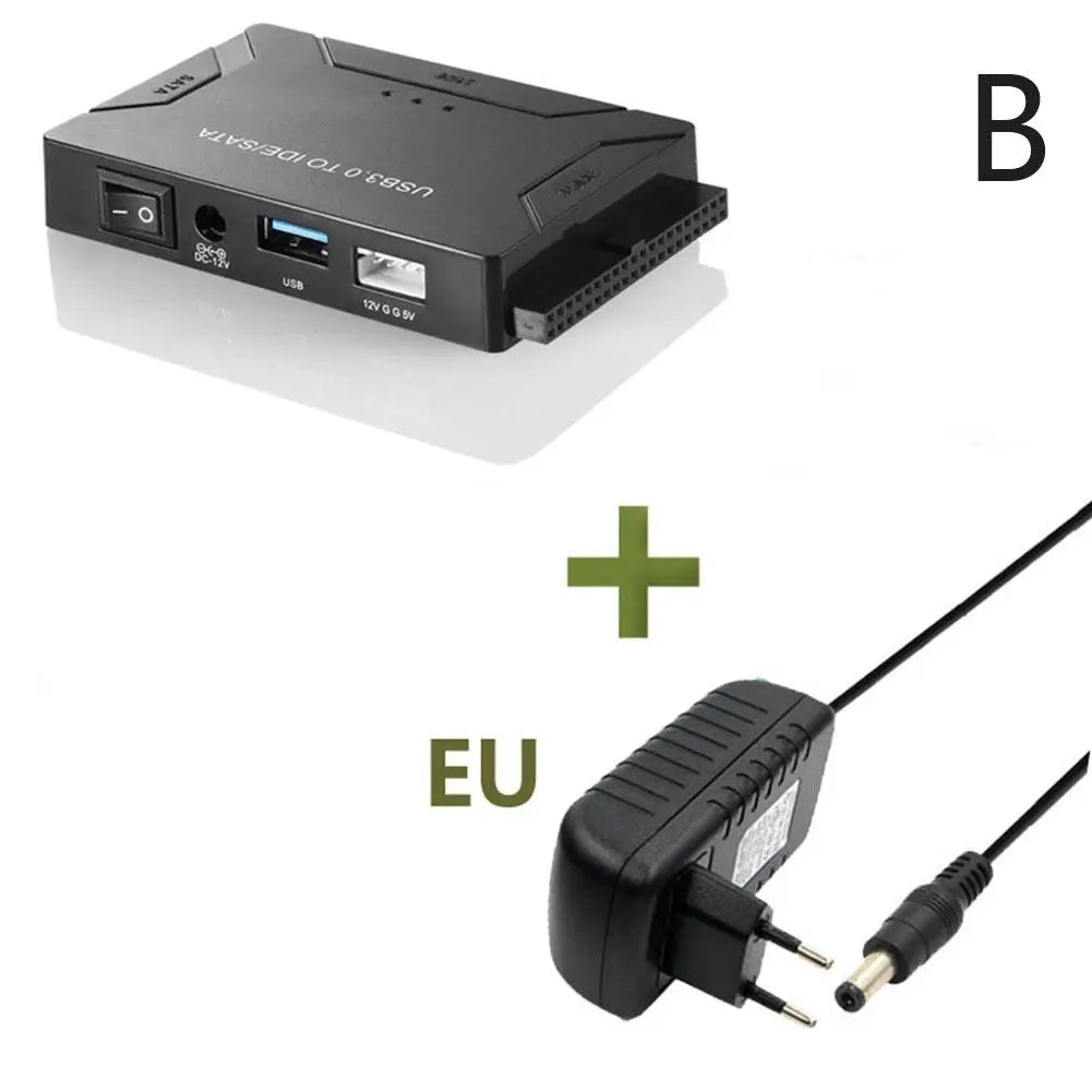 USB 3.0 to SATA Adapter Cable – HDD & SSD Data Transfer SATA USB Adapter Axl EU-1pcs