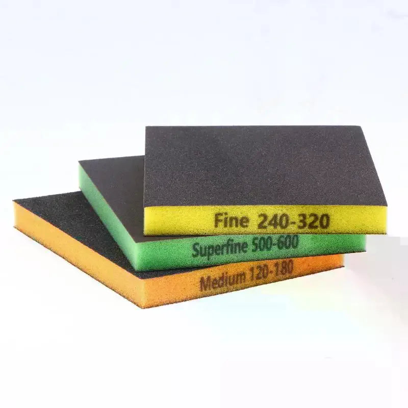8-Pc Double-Sided Sponge Sanding Pads Assorted Grits 120–1500 Sponge Sanding Pads Axl