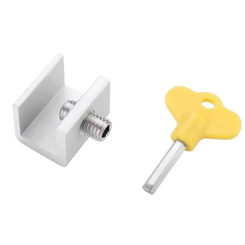 Adjustable Sliding Window Lock with Key – Aluminum Alloy Window Safety Lock Axl