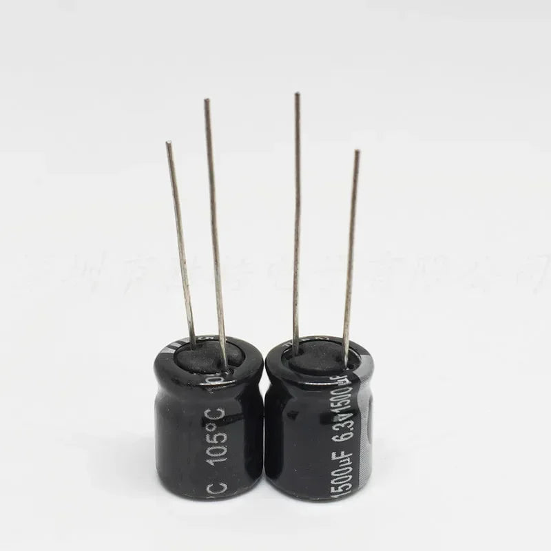 NioCen 6.3V 1500µF Audio Electrolytic Capacitors 8x20mm 30-50 PCS Electrolytic Capacitors Axl
