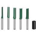 3-Flute 1/4" Straight Router Bit Set – Wood & MDF Milling Cutter Router Bit Set Axl 5pcs China Mainland