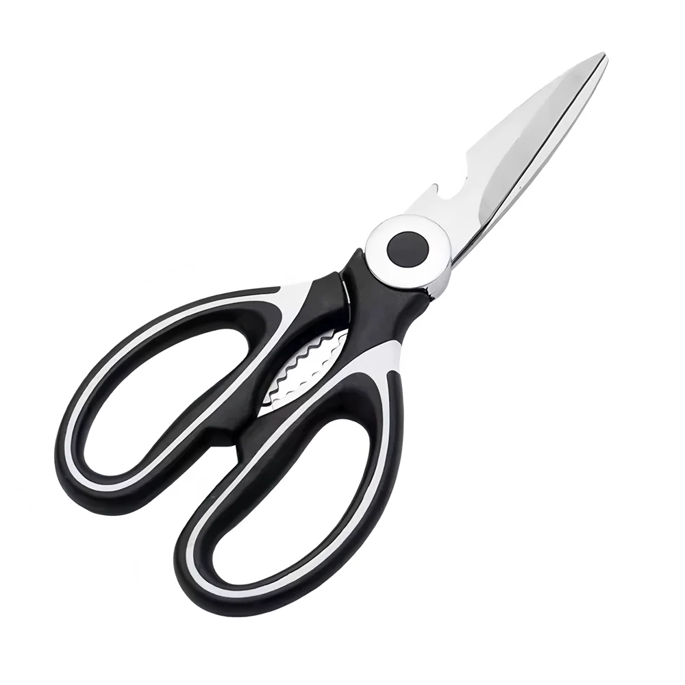 Stainless Steel Kitchen Scissors – BBQ Meat & Bone Cutter Set Kitchen Scissors Set Axl Panda Scissors-