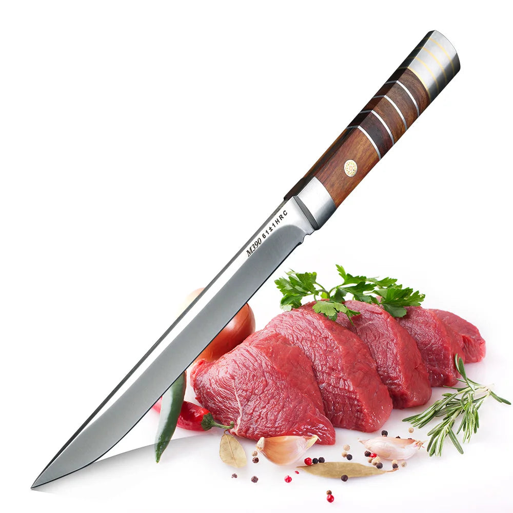 XUAN FENG D2 Steel Chef Knife – Sharp Wood Handle Meat Knife Chef Kitchen Knife Axl