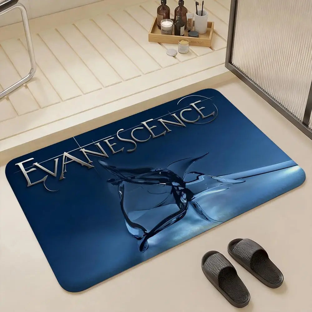 Evanescence Rock Band Flannel Floor Mat – Non-Slip Indoor Rug Flannel Floor Mat Axl