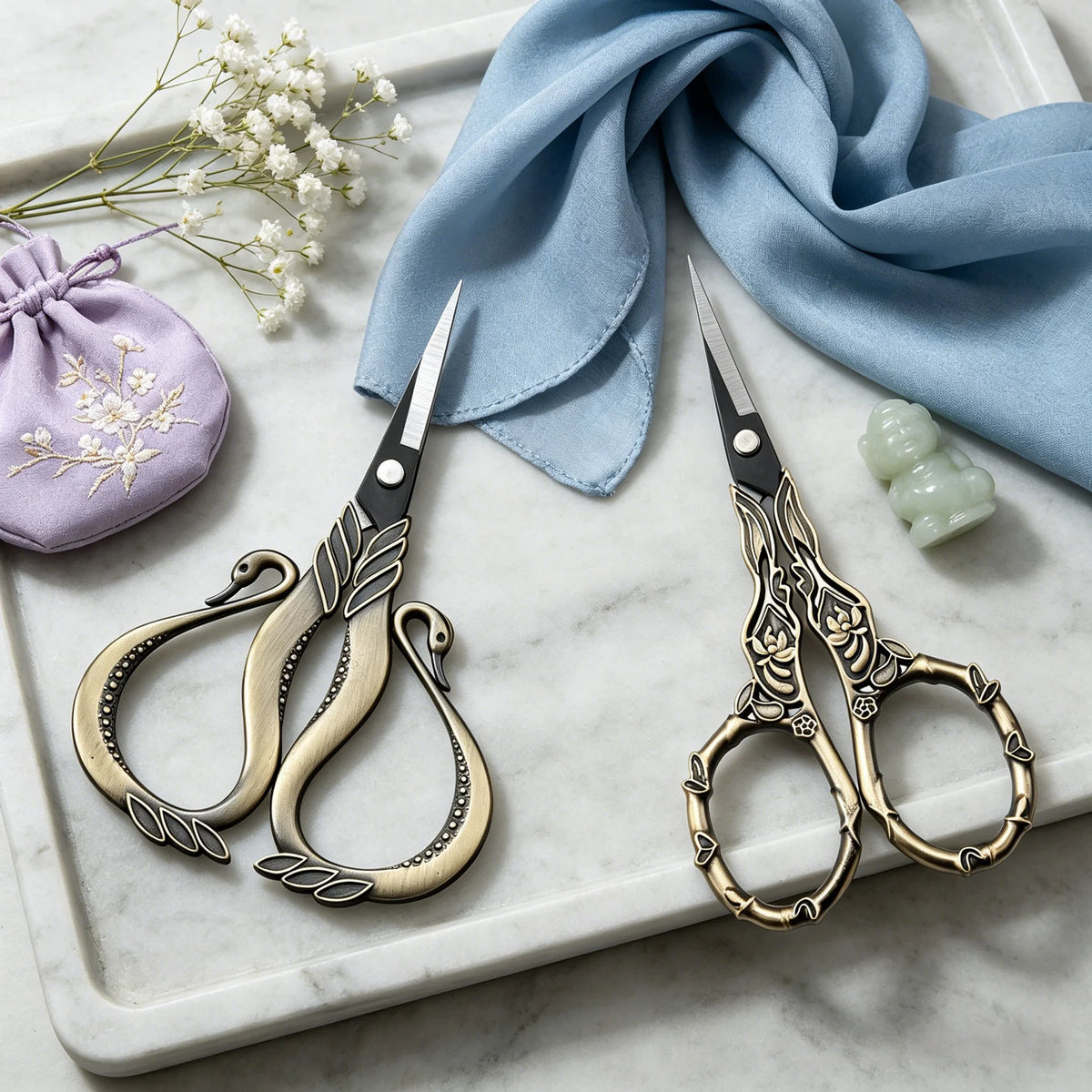 Embroidery Scissors – Stainless Steel Sewing Shears 1-2 Pcs Embroidery Scissors Axl Scissors-2PCS