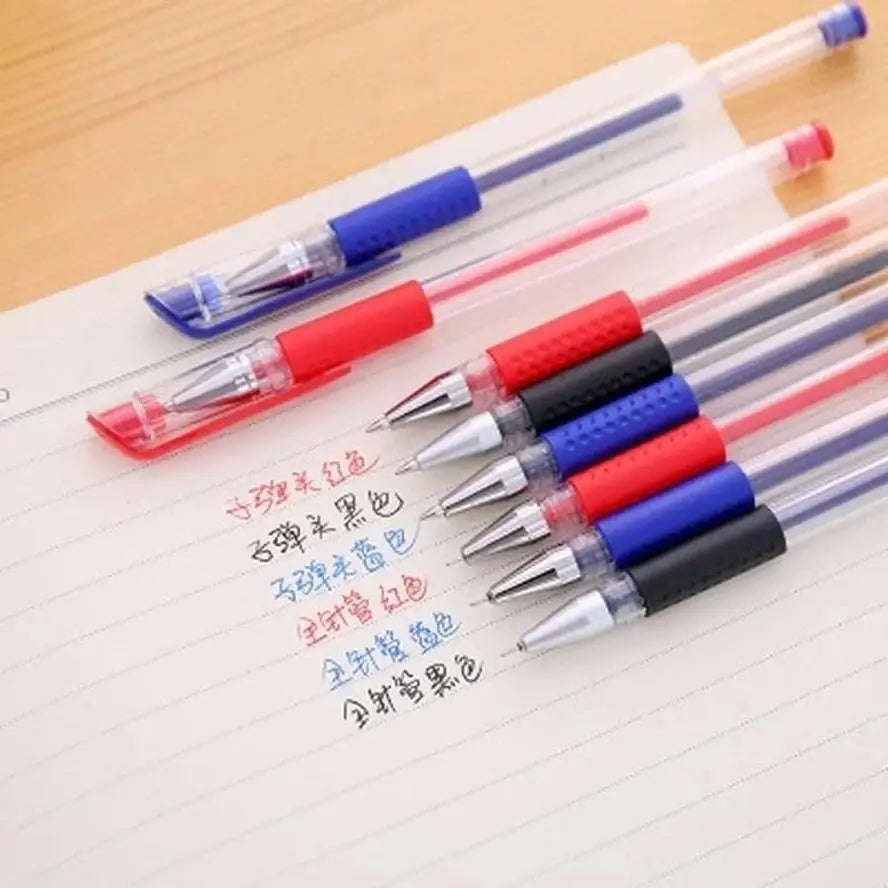 10-Pack 0.5mm Gel Pens – Black, Blue & Red Ink Set Gel Pen Set Axl