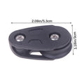 Kayak Canoe Single Pulley Block – Marine Anchor Trolley Kit Marine Pulley Block Axl Black
