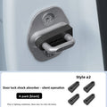 Car Door Shock Absorber Buffer Pads – Anti-Vibration 4pcs Car Door Buffer Pad Axl Black-4pcs