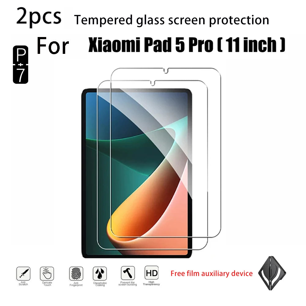 2-Pack HD Tempered Glass Screen Protector for Xiaomi Pad Tablet Screen Protector Axl xiaomi pad5pro 11