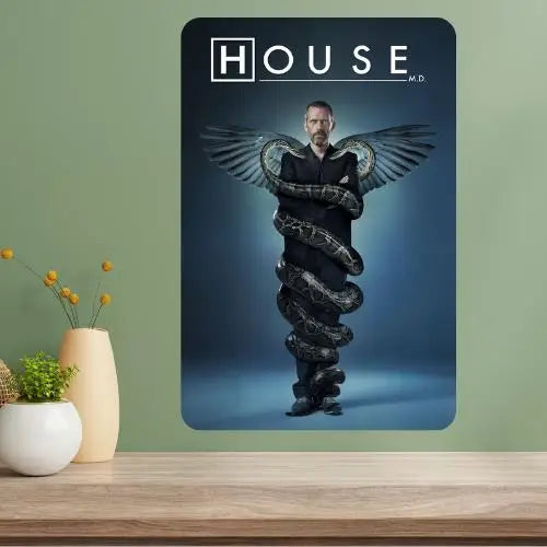 House MD TV Show Metal Poster Sign – Retro Aluminum Wall Art Metal Wall Sign Axl aluminum sign aluminum 20x30cm