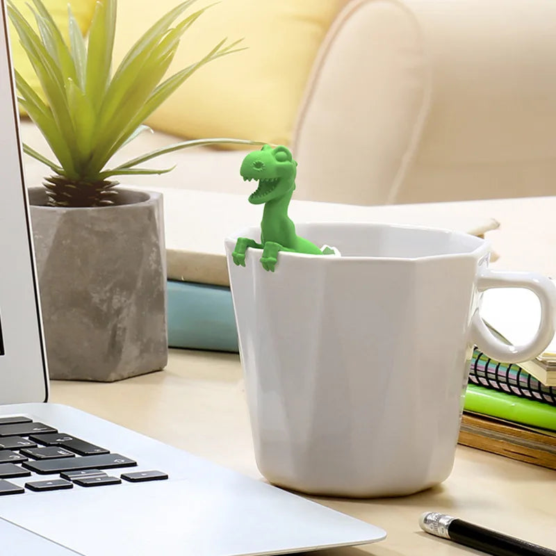 Dinosaur Silicone Tea Infuser – Reusable Loose Leaf Strainer Tea Infuser Axl