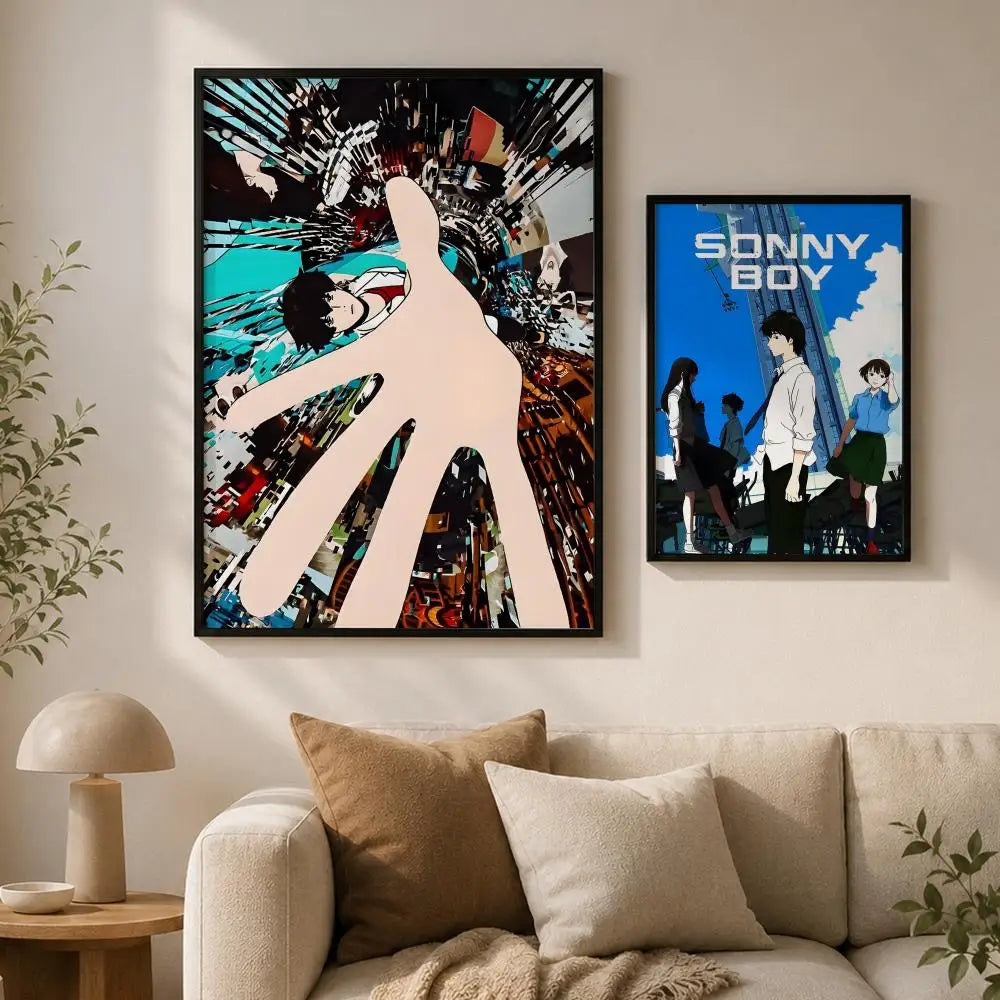 Anime Sonny Boy Wall Poster – Self-Adhesive Waterproof Art Anime Wall Poster Axl