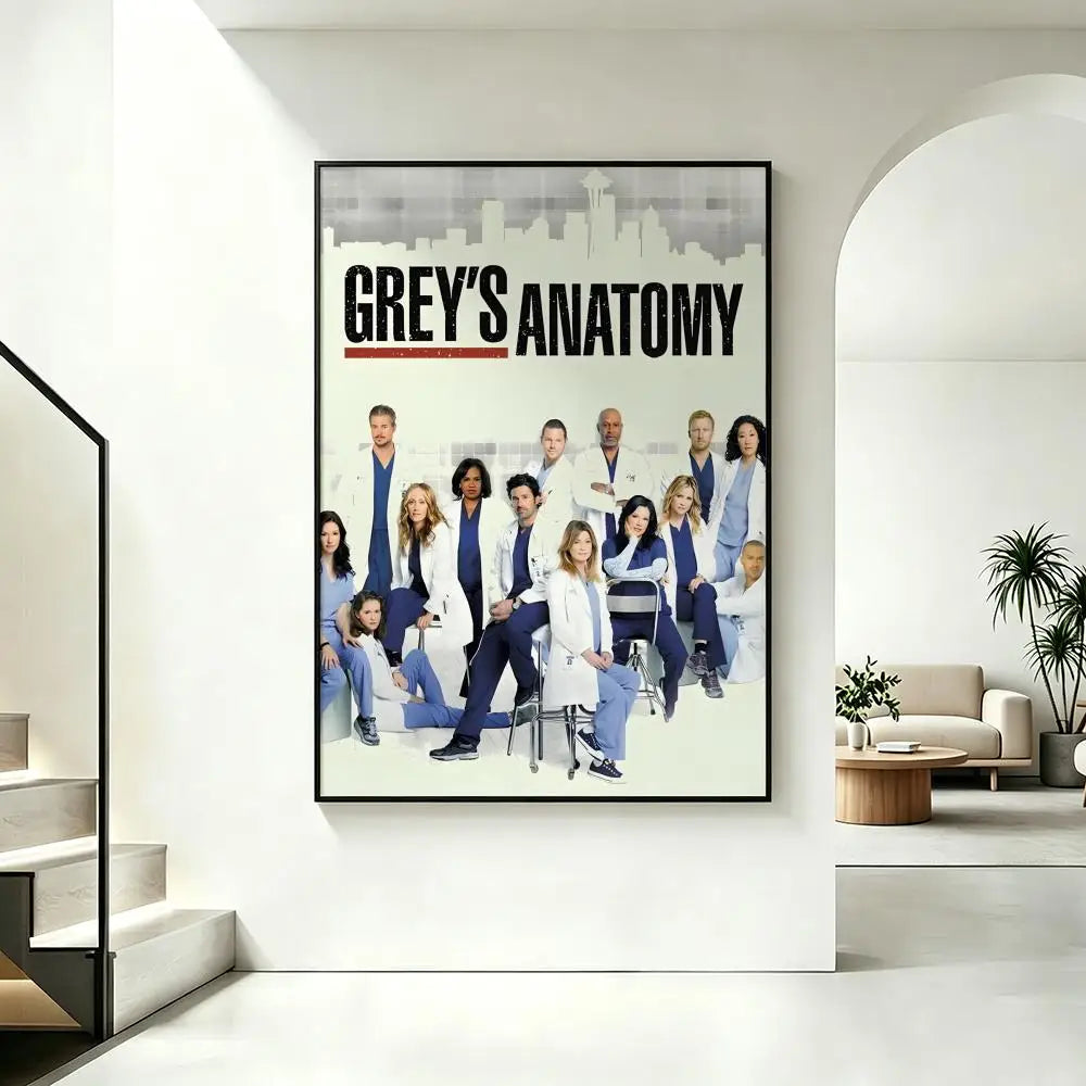 Grey's Anatomy Poster – HD Waterproof Wall Art Print Wall Art Poster Axl