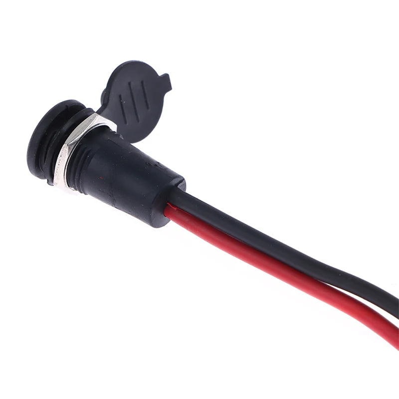 DC Power Female Connector 5.5×2.1 & 5.5×2.5mm Socket with Cable DC Power Connector Axl
