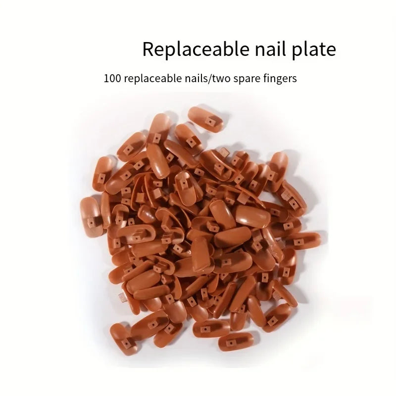 Flexible Mechanical Hand Model for Nail Practice | Movable Joints Nail Practice Tool Axl