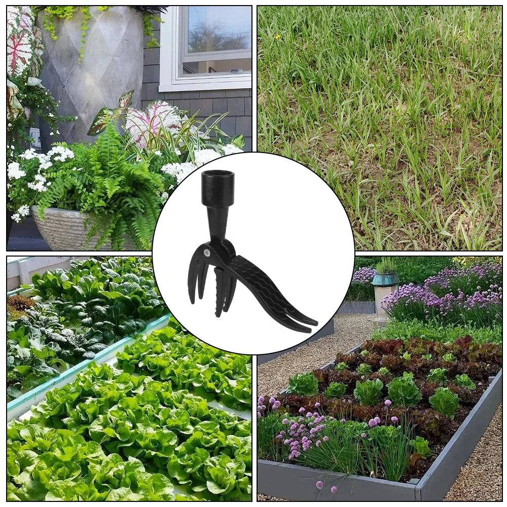 Stand-Up Weed Puller | 4-Claw Carbon Steel Weeding Tool Stand-Up Weeding Tool Axl