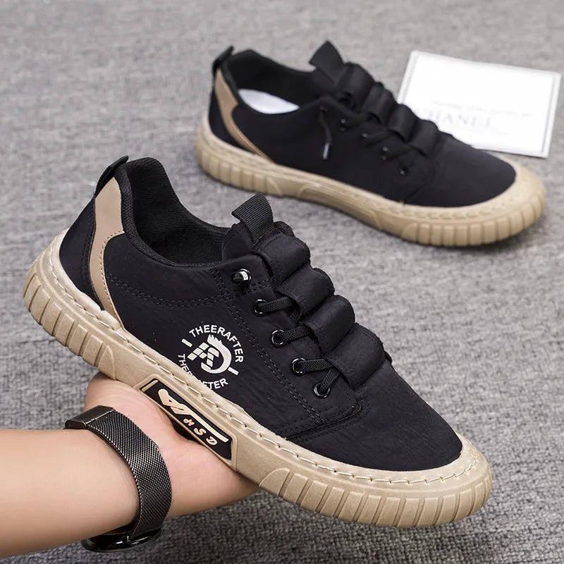 Men's Canvas Slip-On Sneakers – Anti-Odor Casual Loafers Canvas Slip-On Sneakers Axl