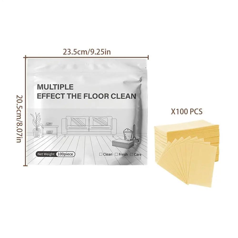 100-Pack Floor Cleaning Tablets – Shine & Deep Clean All Floors Floor Cleaning Tablets Axl Yellow