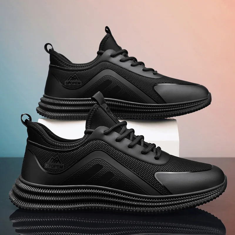 Men's Vulcanized Sneakers – Soft Sole Casual Walking Shoes Men's Sneakers Axl