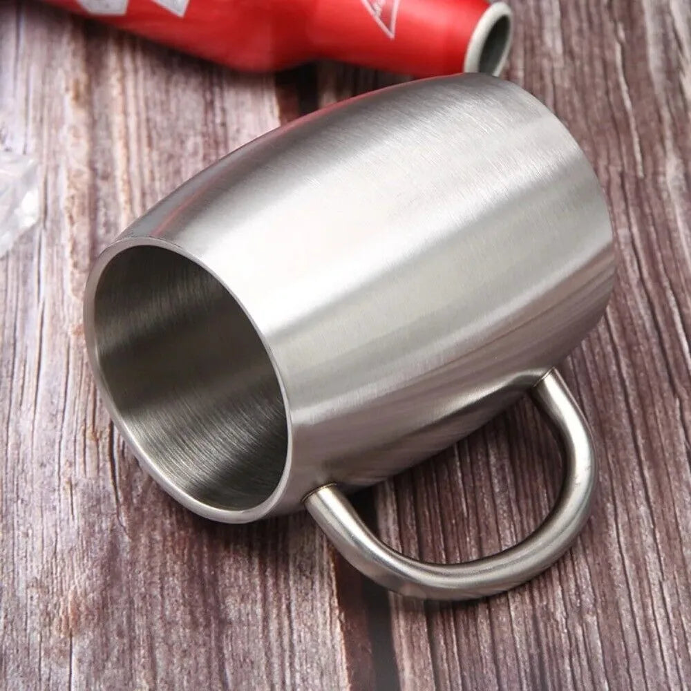 420ml Double Wall Insulated Stainless Steel Beer Mug Insulated Beer Mug Axl