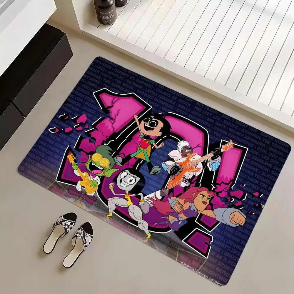 Teen Titans Go! Diatomite Bath Mat – Non-Slip & Quick Dry Diatomite Bath Mat Axl