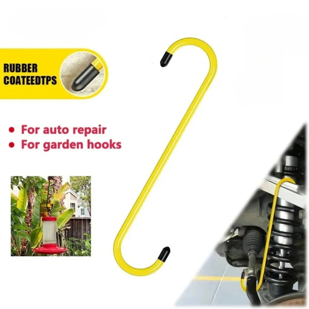 S-Shape Brake Caliper Hanger Hook with Rubber Tips | Universal Brake Caliper Hook Axl